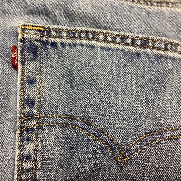 Levi's Straight Jeans size 33 30. Like new VINTAGE RED LABEL LOGO - Picture 3 of 7